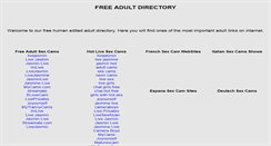 Desktop Screenshot of free-adult-directory.com