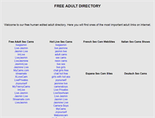 Tablet Screenshot of free-adult-directory.com
